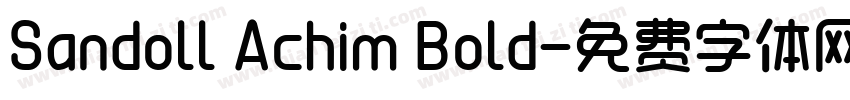 Sandoll Achim Bold字体转换